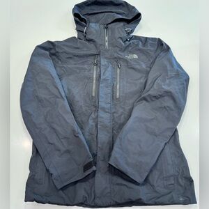 The North Face Clement Triclimate Hooded Waterproof Jacket Black Size Medium